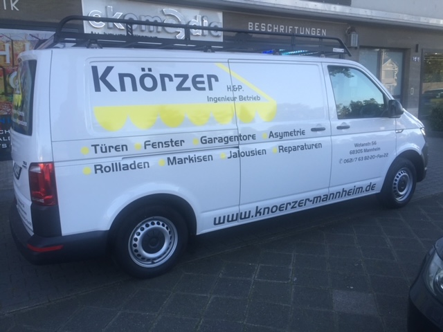 Werbetechnik Arbeitsprobe